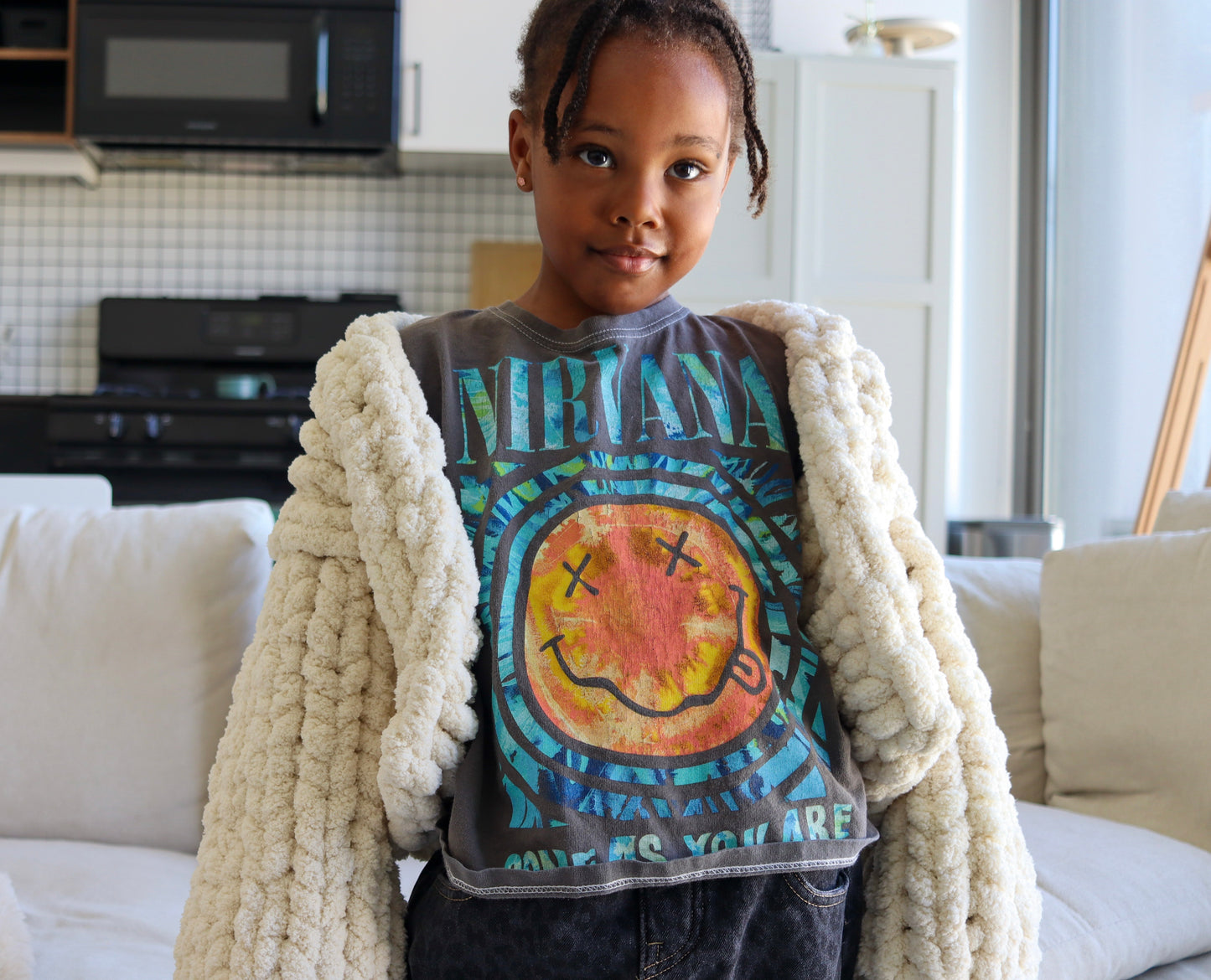 Kid’s Chunky Knit Cardigan