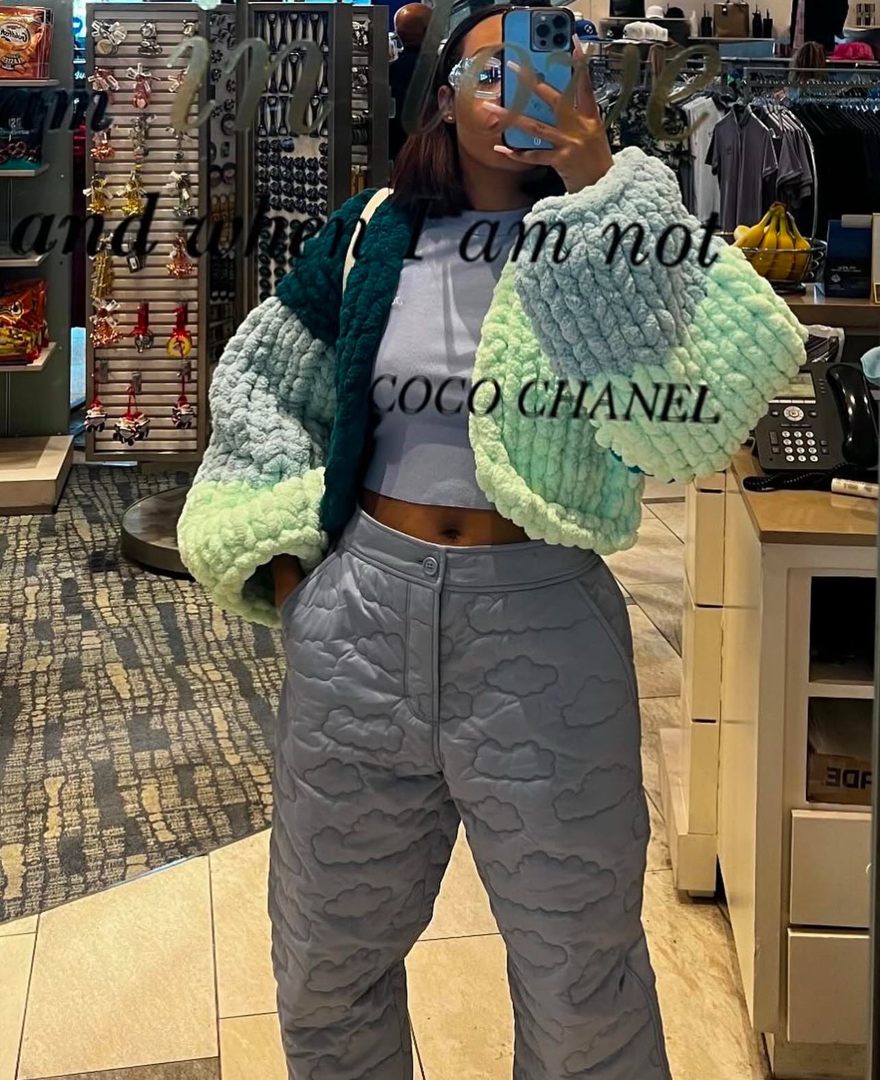 Tsunami Cropped Knit Cardigan