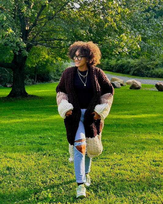 Brown Suga Duster Knit