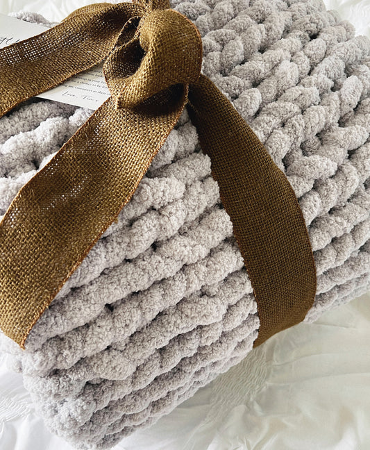 Solid Knit Blanket