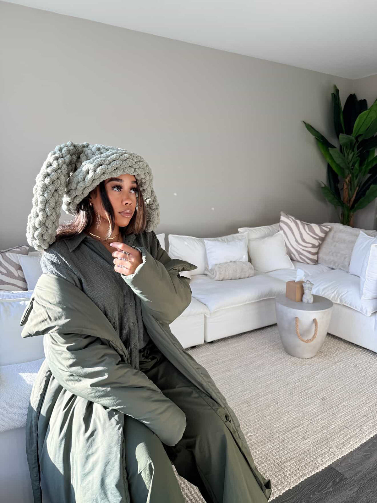 Chunky Bunny Ear Hat