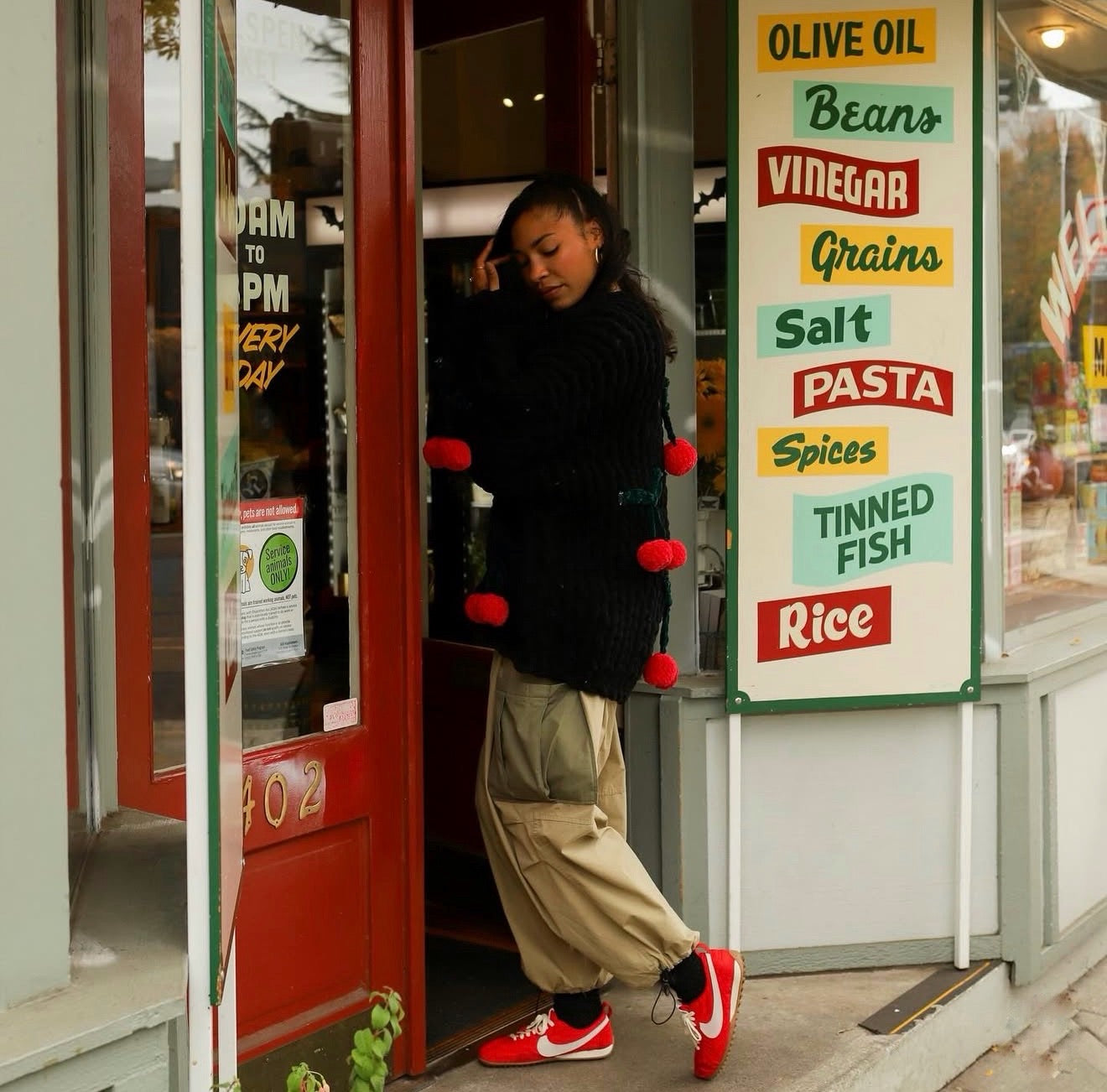 Cherry Knit Cardigan