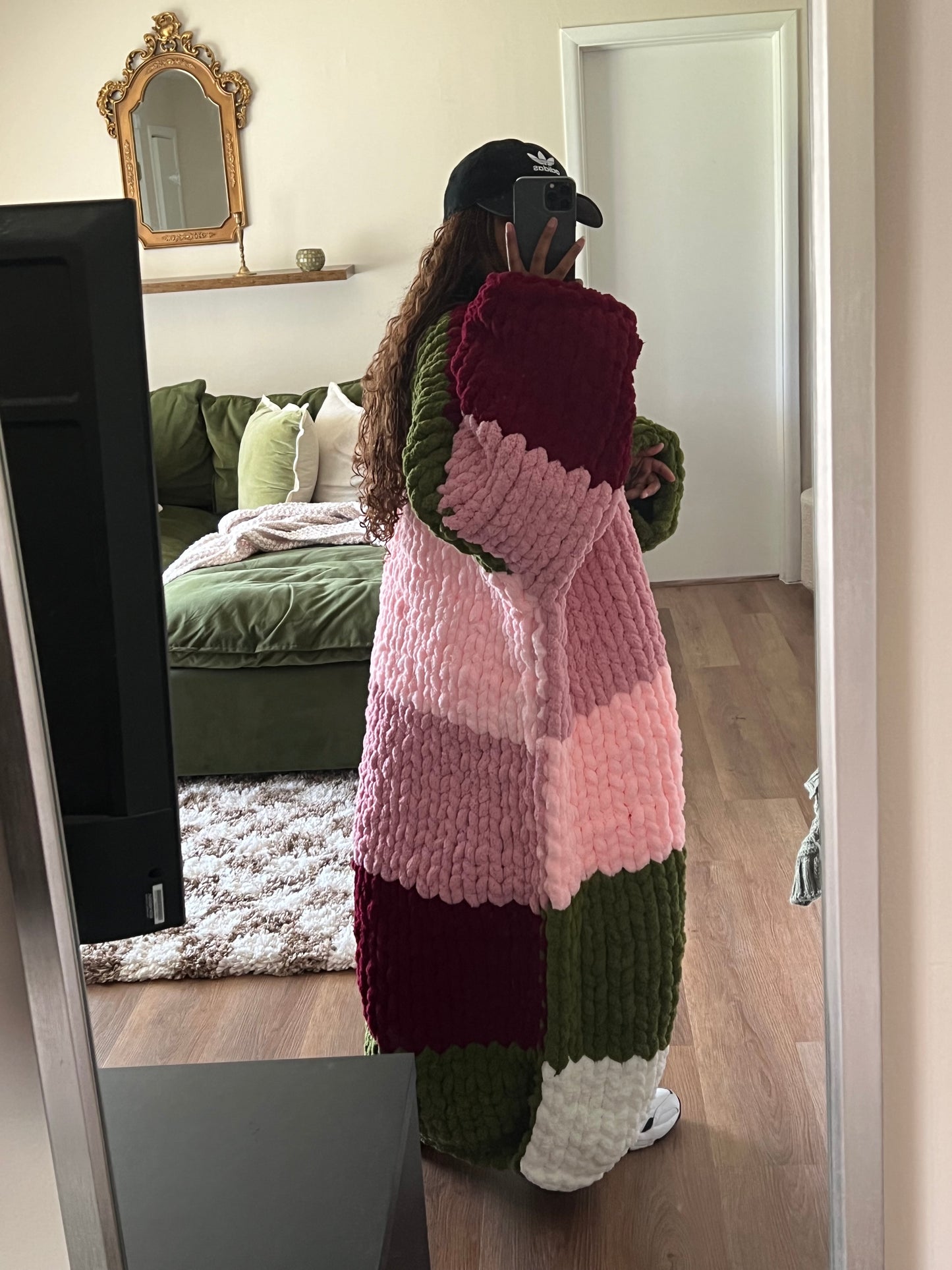 Pomegranate Passion Duster Knit