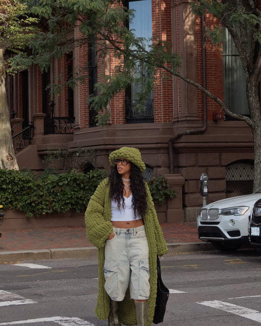 Solid Chunky Bucket Hat