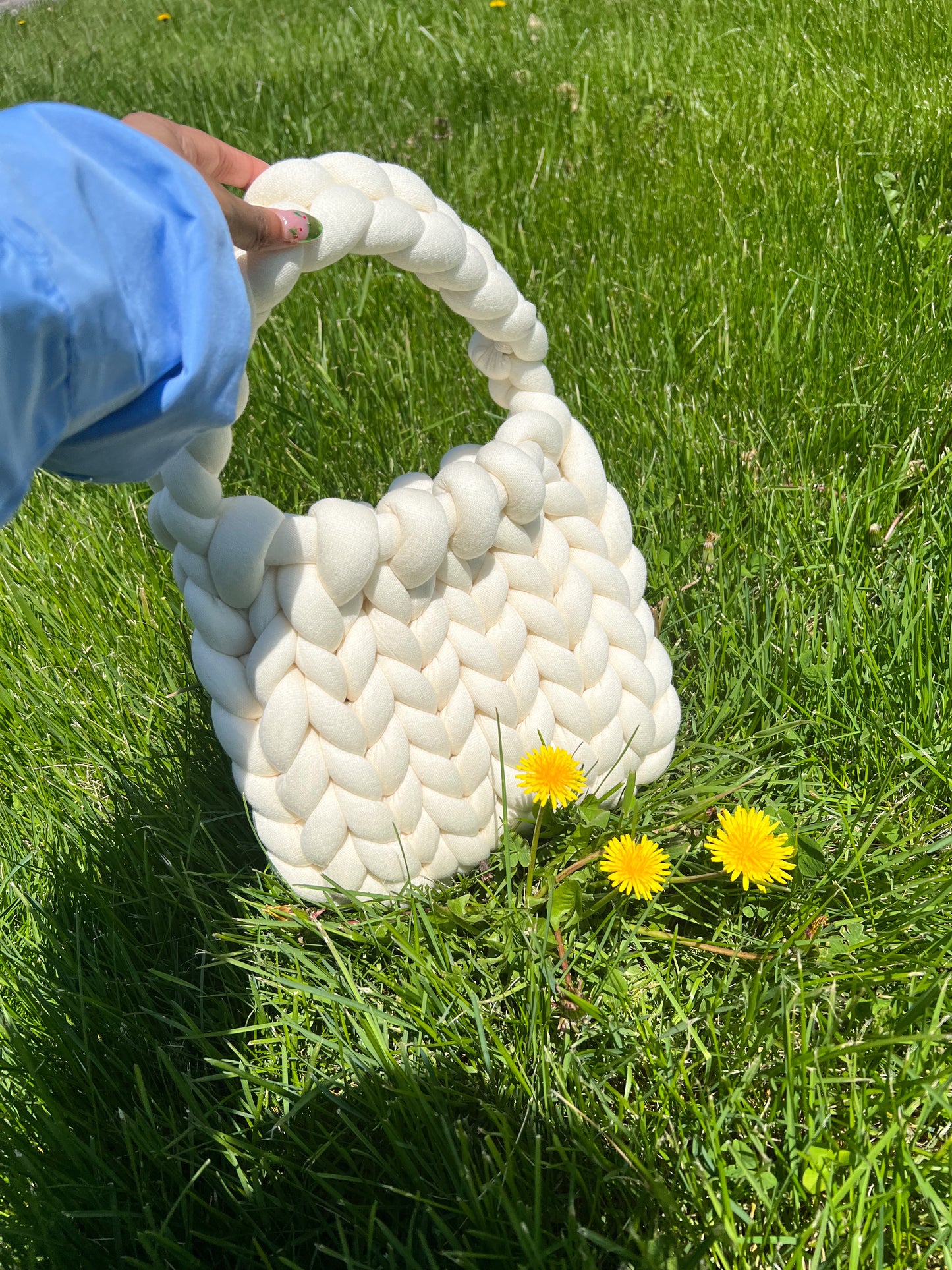 Chunky Knit Purse